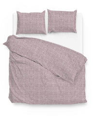 Zohome Dekbedovertrek Lino Purple - 100% Katoen