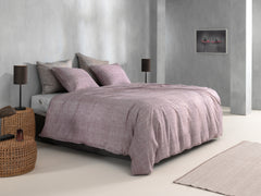 Zohome Dekbedovertrek Lino Purple - 100% Katoen