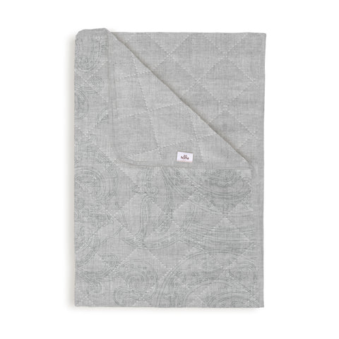 Zohome Sprei Paisley di Lino Dove Grey - 100% Polyester