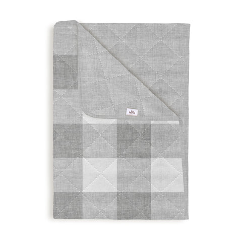 Zohome Bedsprei Quattro di Lino Dove Grey - 100% Polyester