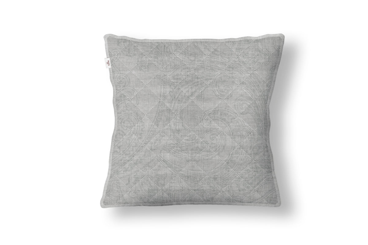 Zohome Sierkussen Paisley di Lino Dove Grey - 100% Polyester