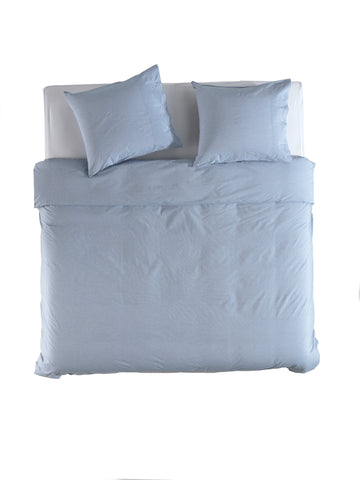 Yellow Dekbedovertrek Bassano Sky Blue - 100% Katoen-Perkal