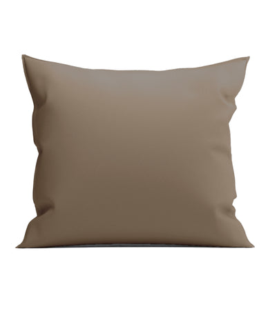 Yellow Kussensloop Suite Mumbai Plaza Taupe - 100% Katoen-Perkal