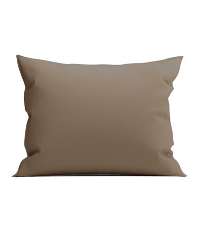 Yellow Kussensloop Suite Mumbai Plaza Taupe - 100% Katoen-Perkal