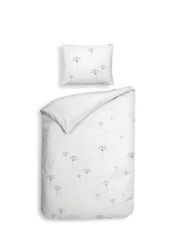 Heckettlane Dekbedovertrek Luna White - 100% Katoen-Satijn