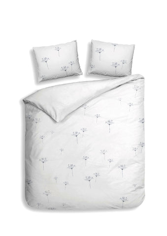 Heckettlane Dekbedovertrek Luna White - 100% Katoen-Satijn