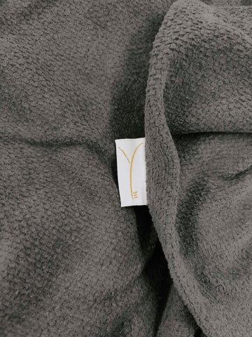 Yellow Sprei Lucinde Dark Grey - 100% Katoen