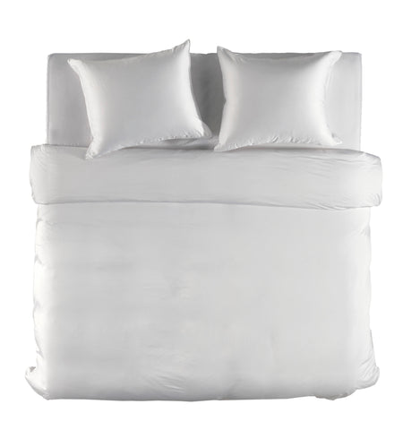 Yellow Dekbedovertrek Bamboo Quartz White - 100% Bamboo