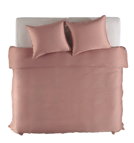 Yellow Dekbedovertrek Bamboo Shady Pink - 100% Bamboo