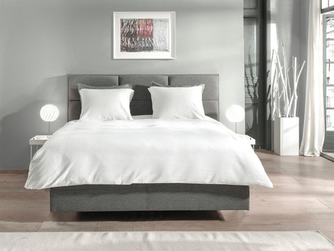 Yellow Dekbedovertrek Gavrel White - 100% Katoen