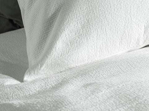 Yellow Dekbedovertrek Gavrel White - 100% Katoen