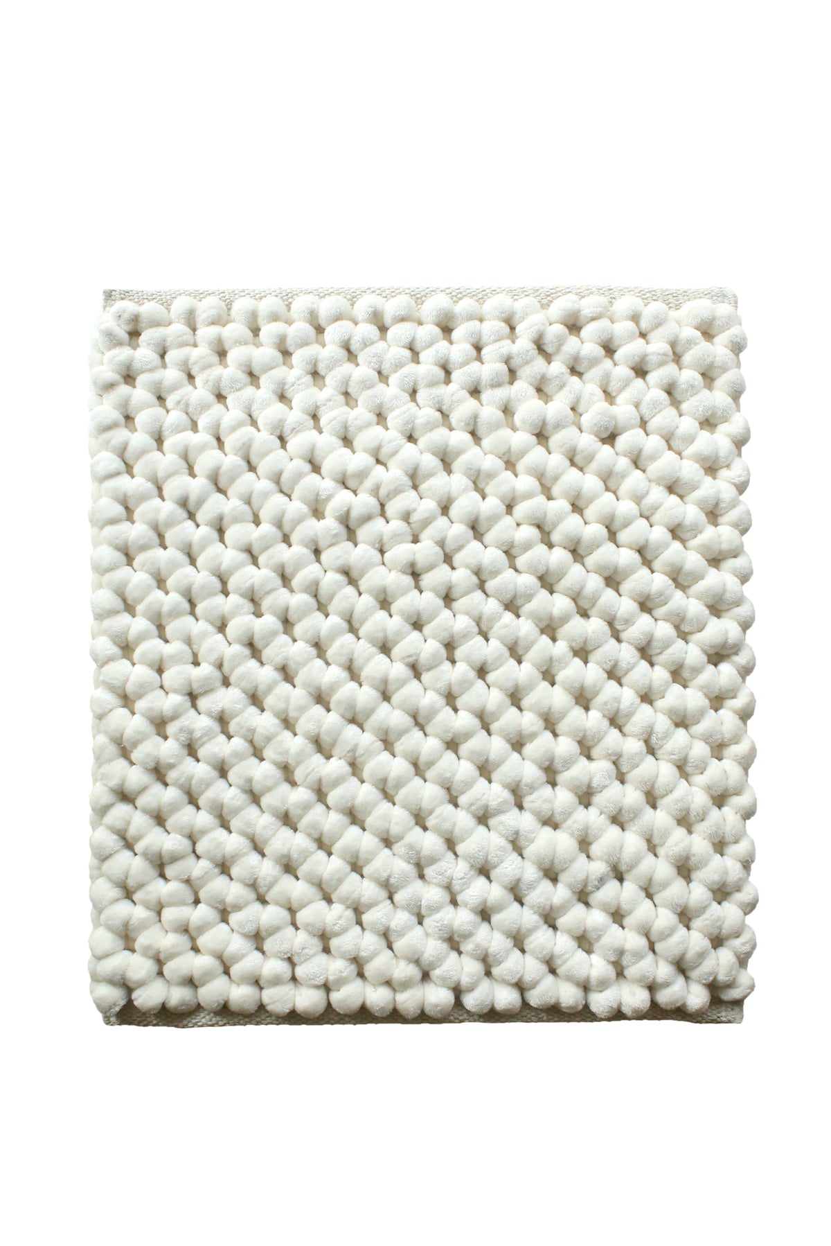Heckettlane Badmat Antislip Lusso - Off-white - 60x60 - Wasbaar