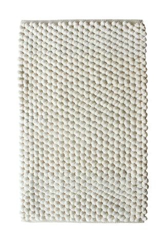 Heckettlane Badmat Antislip Lusso - Off-white - 60x100 - Wasbaar