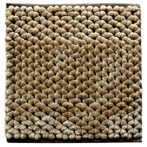 Heckettlane Badmat Antislip Lusso - Real Taupe - 60x60 - Wasbaar
