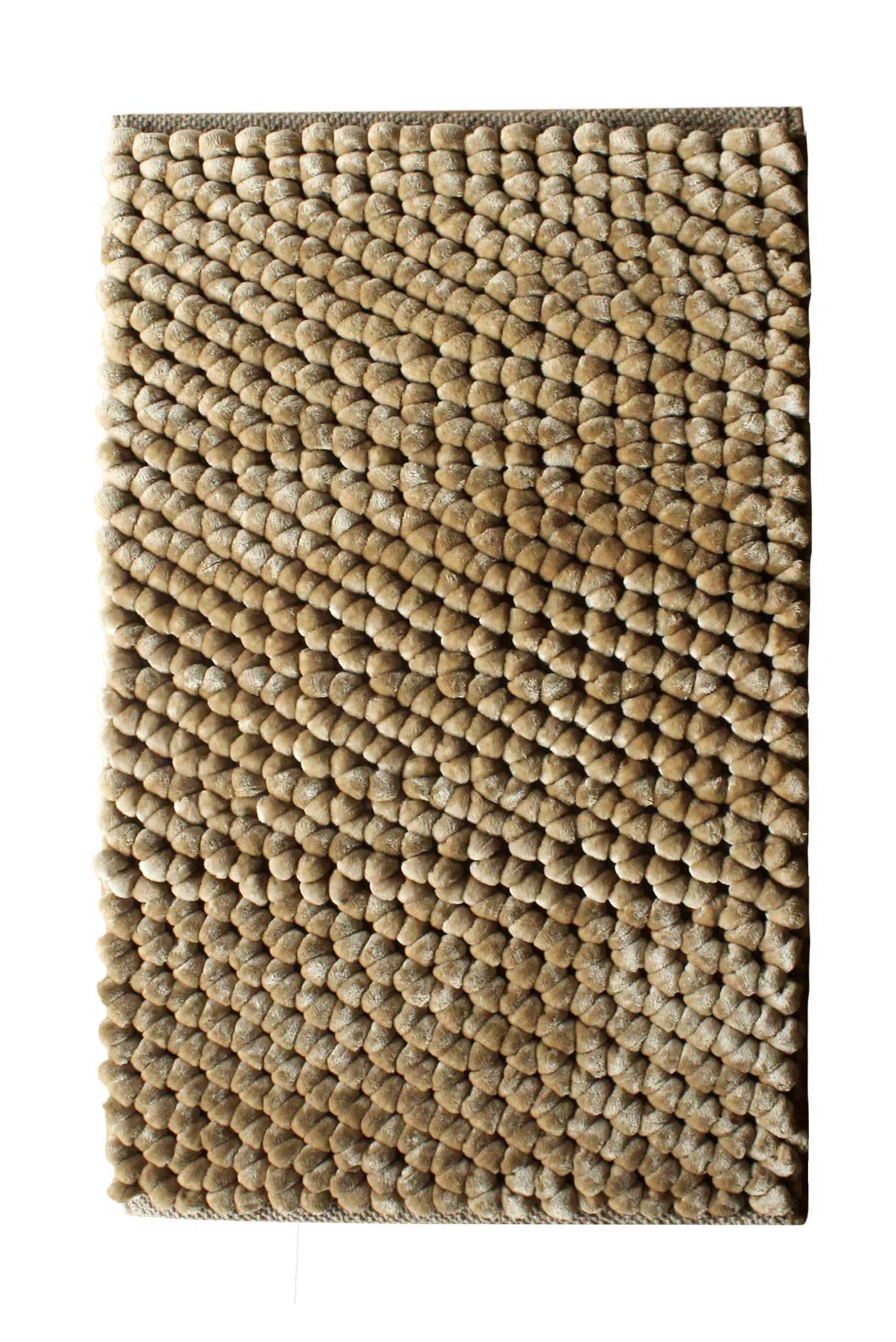 Heckettlane Badmat Antislip Lusso - Real Taupe - 70x120 - Wasbaar
