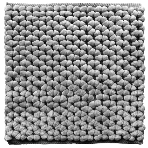 Heckettlane Badmat Antislip Lusso - Ash Grey - 60x60 - Wasbaar