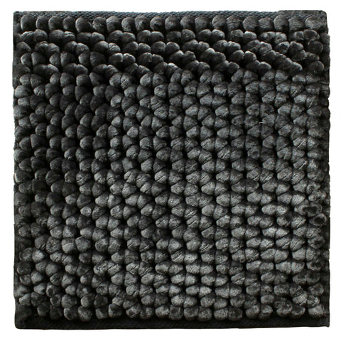 Heckettlane Badmat Antislip Lusso - Classic Anthracite - 60x60 - Wasbaar