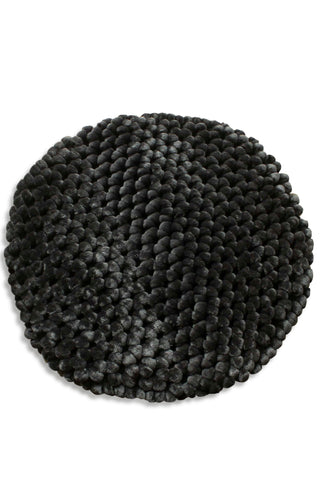 Heckettlane Badmat Antislip Lusso - Classic Anthracite - Ø60 cm - Wasbaar
