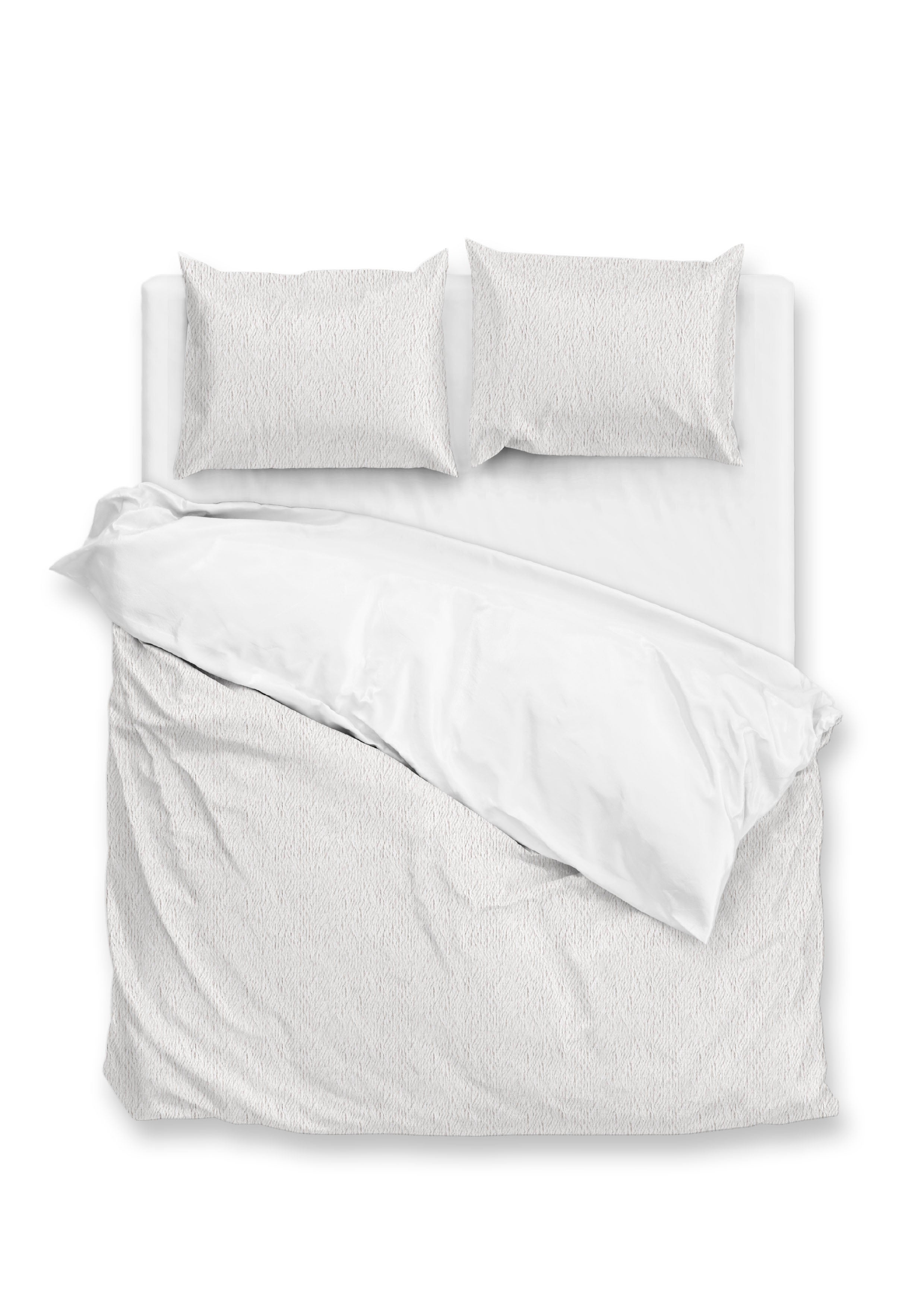 Zohome Dekbedovertrek Pile di Sherpa White - 100% Microvezel - 200x200-220 cm