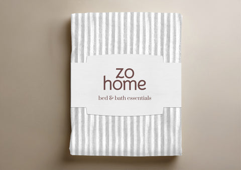 Zohome Dekbedovertrek Pile di Ribcord White - 100% Microvezel - sfeer/detail 4