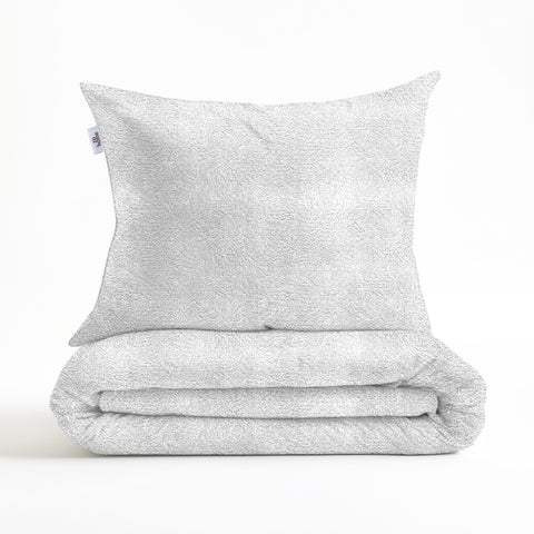 Zohome Dekbedovertrek Pile di Flanella White - 100% Microvezel - 140x200 cm