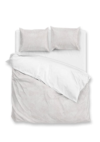 Zohome Dekbedovertrek Pile di Flanella White - 100% Microvezel - 200x200-220 cm
