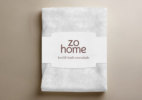 Zohome Dekbedovertrek Pile di Flanella White - 100% Microvezel - 240x200-220 cm