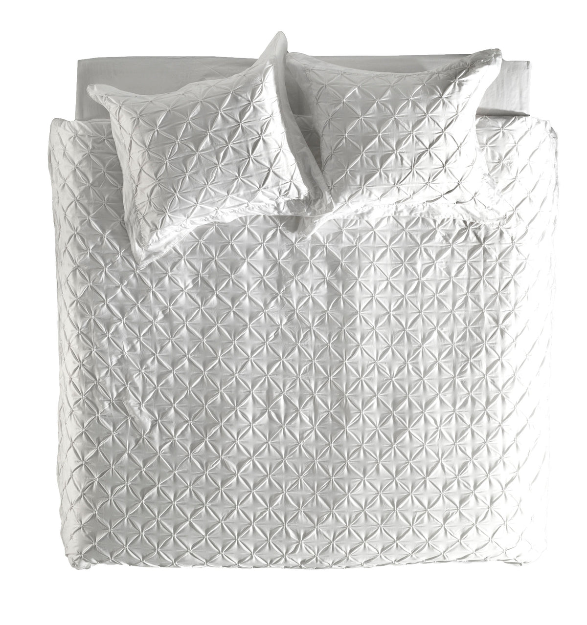 Yellow Dekbedovertrek Como-3 White - 100% Katoen-Perkal