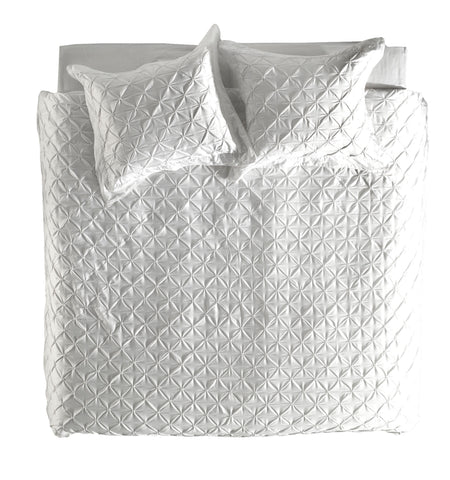 Yellow Dekbedovertrek Como-3 White - 100% Katoen-Perkal