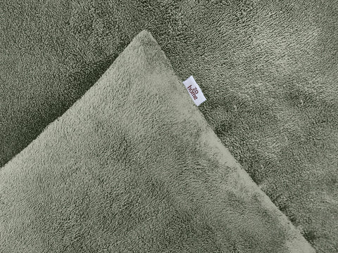 Zohome Dekbedovertrek Pile di Flanella Army Green - 100% Microvezel - 140x200 cm