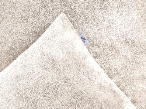 Zohome Dekbedovertrek Pile di Flanella Off-White - 100% Microvezel - 240x200-220 cm