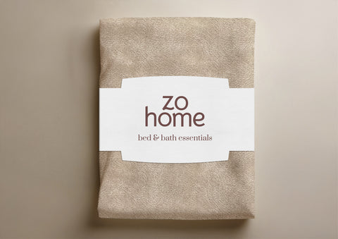 Zohome Dekbedovertrek Pile di Flanella Forest Sand - 100% Microvezel - 140x200 cm