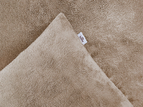 Zohome Dekbedovertrek Pile di Flanella Forest Sand - 100% Microvezel - 240x200-220 cm