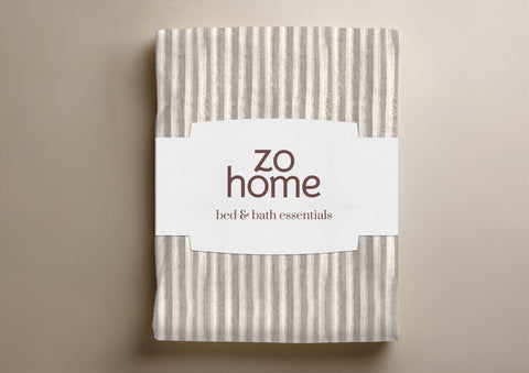 Zohome Dekbedovertrek Pile di Ribcord Off-White - 100% Microvezel - sfeer/detail 4