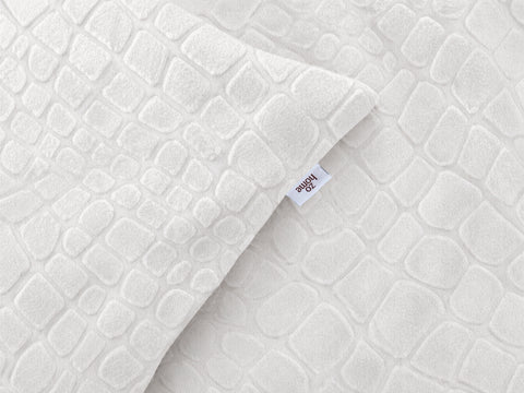 Zohome Dekbedovertrek Coccodrillo White - 100% Microvezel - 140x200 cm