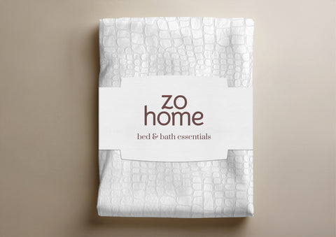 Zohome Dekbedovertrek Coccodrillo White - 100% Microvezel - 240x200-220 cm