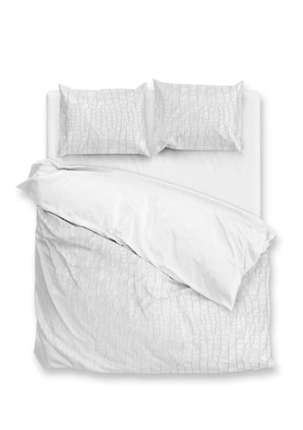Zohome Dekbedovertrek Coccodrillo White - 100% Microvezel - 240x200-220 cm