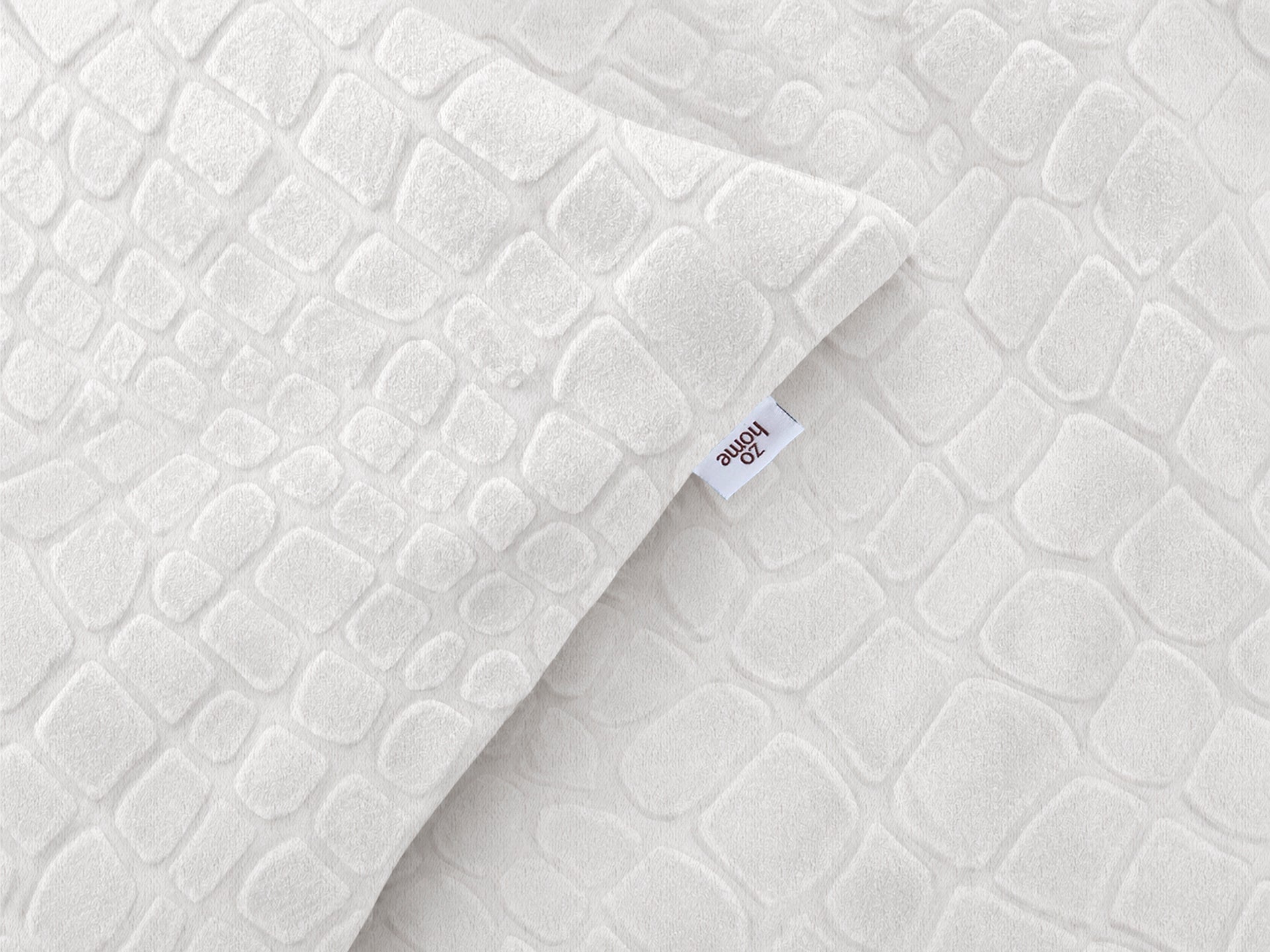 Zohome Dekbedovertrek Coccodrillo White - 100% Microvezel - 240x200-220 cm
