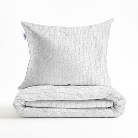 Zohome Dekbedovertrek Coccodrillo White - 100% Microvezel - 240x200-220 cm