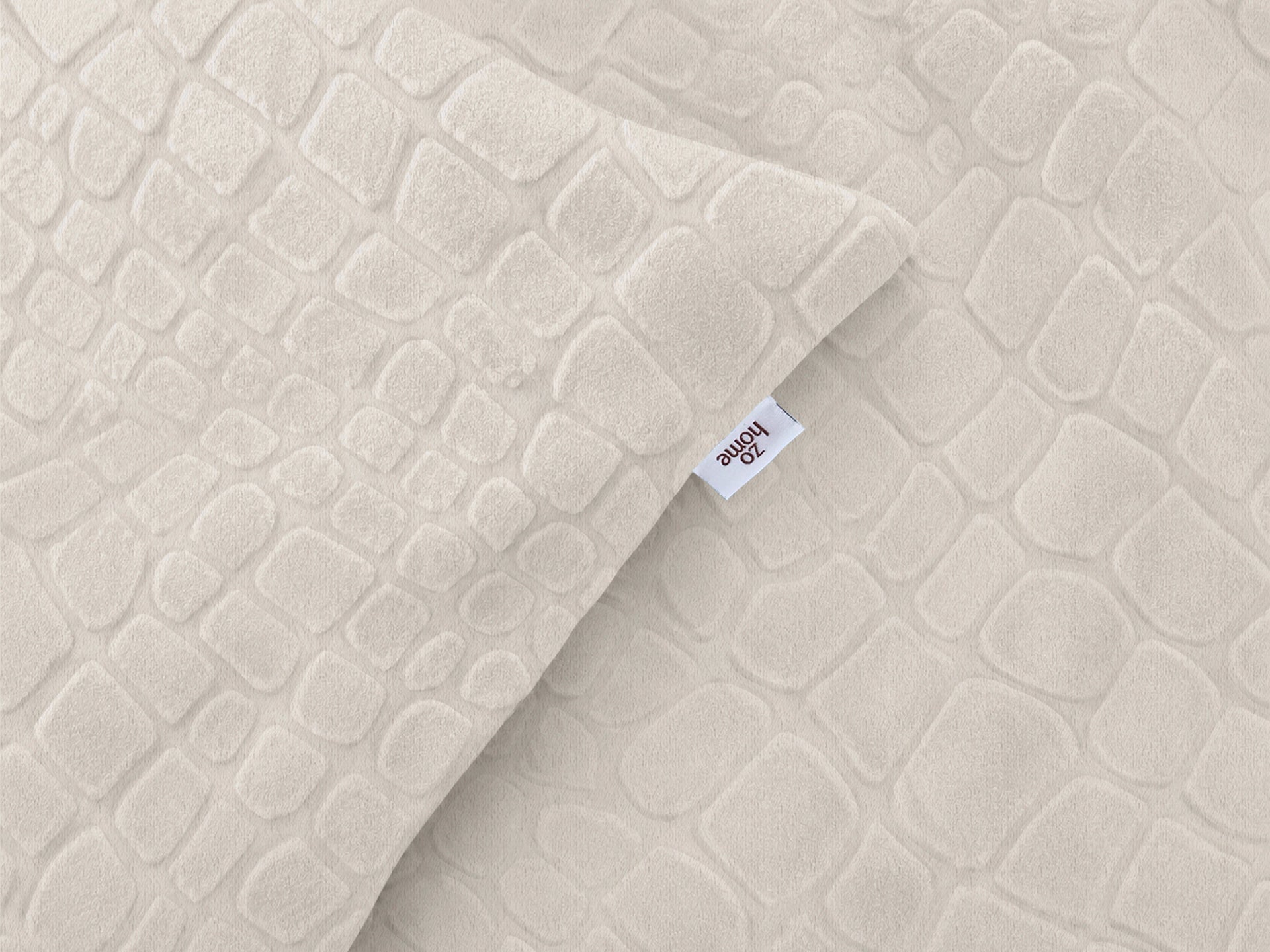 Zohome Dekbedovertrek Coccodrillo Off-White - 100% Microvezel - 140x200 cm