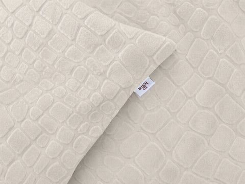 Zohome Dekbedovertrek Coccodrillo Off-White - 100% Microvezel - 140x200 cm