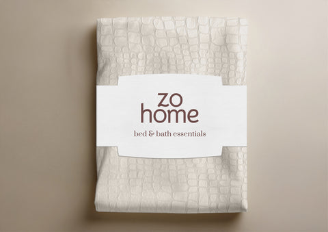 Zohome Dekbedovertrek Coccodrillo Off-White - 100% Microvezel - 140x200 cm
