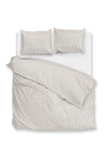 Zohome Dekbedovertrek Coccodrillo Off-White - 100% Microvezel - 200x200-220 cm