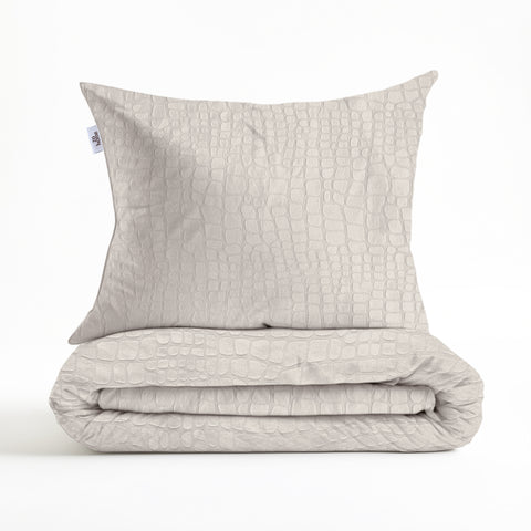Zohome Dekbedovertrek Coccodrillo Off-White - 100% Microvezel - 240x200-220 cm