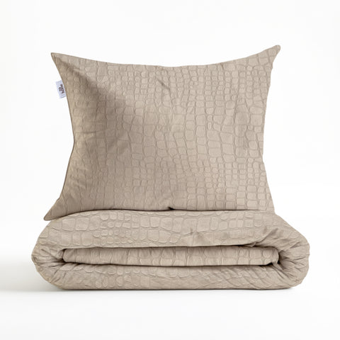 Zohome Dekbedovertrek Coccodrillo Forest Sand - 100% Microvezel - 200x200-220 cm