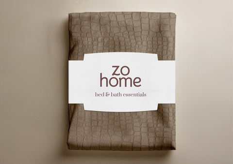 Zohome Dekbedovertrek Coccodrillo Real Taupe - 100% Microvezel - 200x200-220 cm