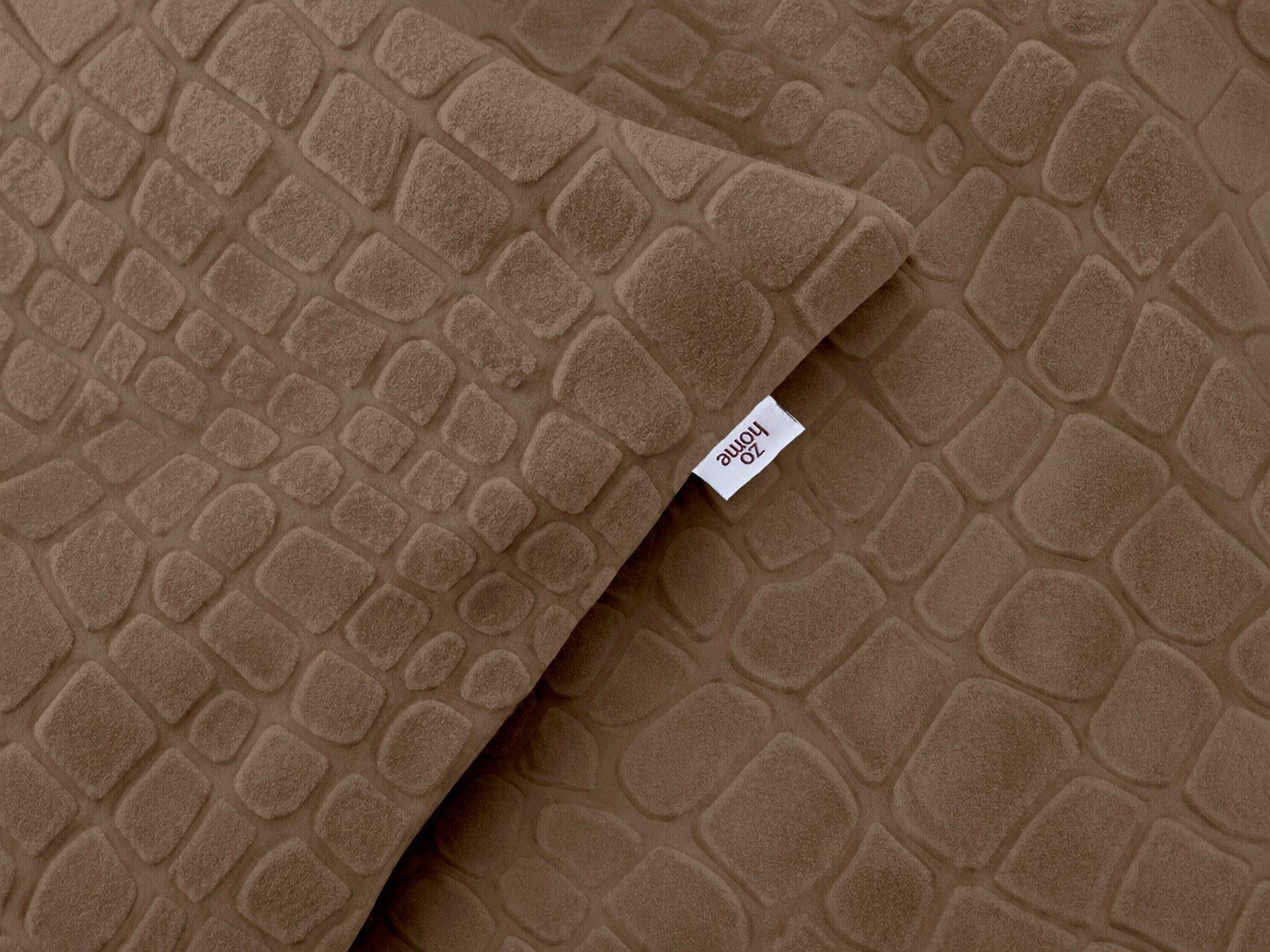 Zohome Dekbedovertrek Coccodrillo Real Taupe - 100% Microvezel - 200x200-220 cm
