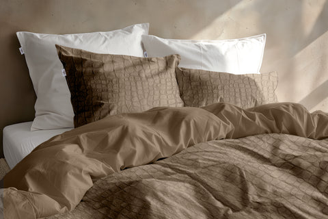 Zohome Dekbedovertrek Coccodrillo Real Taupe - 100% Microvezel - 240x200-220 cm