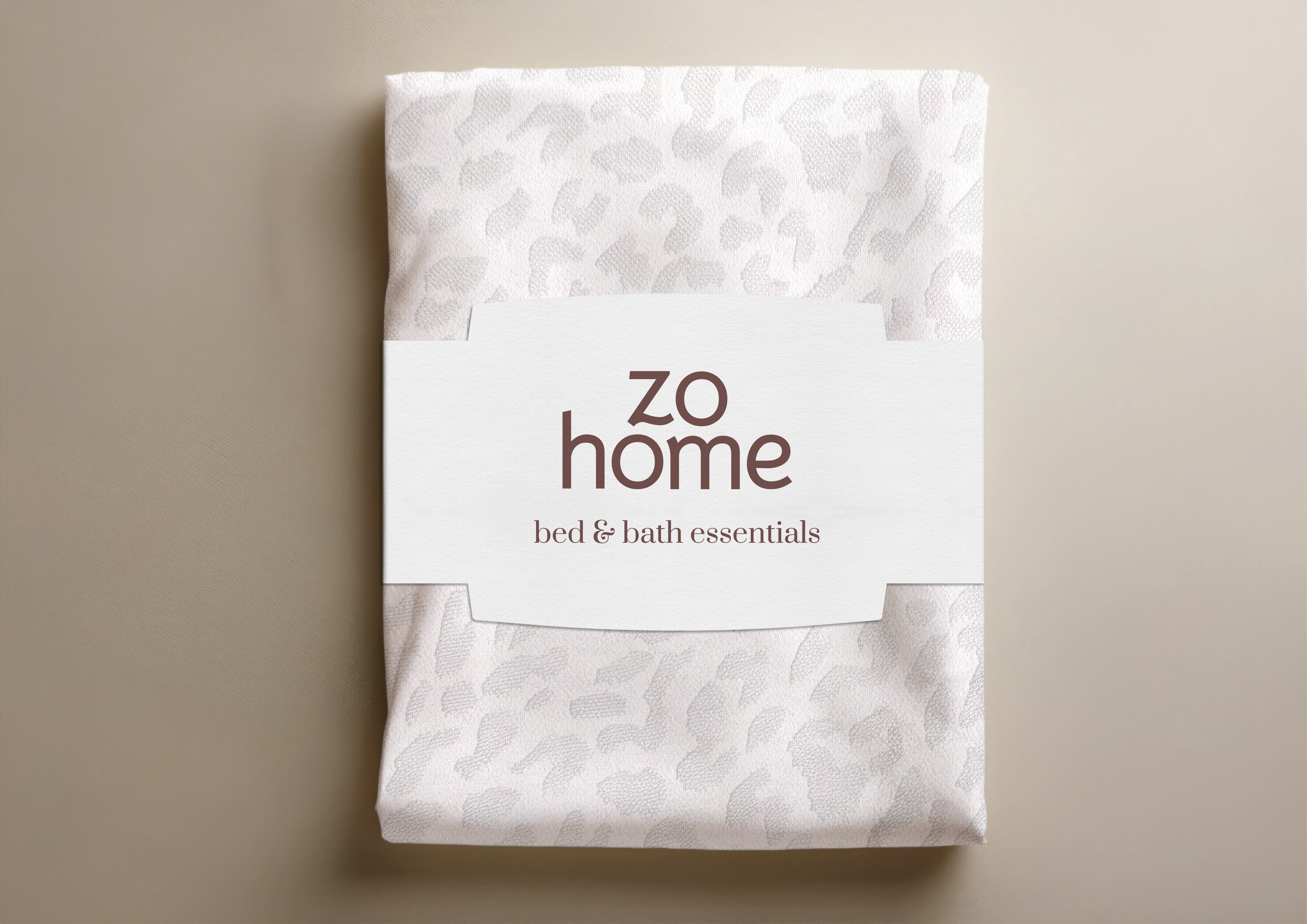 Zohome Dekbedovertrek Leopardo White - 100% Microvezel - 140x200 cm