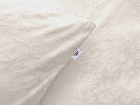 Zohome Dekbedovertrek Leopardo Off-White - 100% Microvezel - 140x200 cm